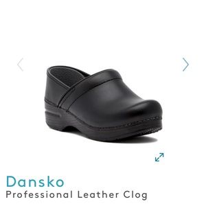Dansko leather clogs